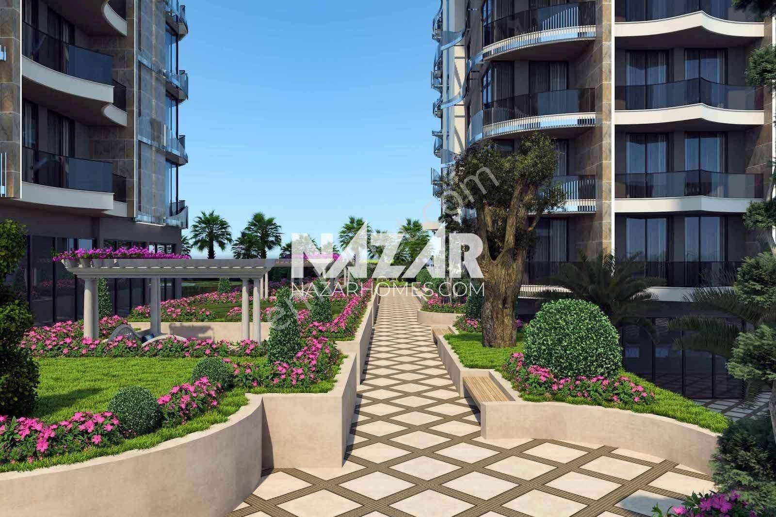 Alanya Tosmur Satılık 1+1 Deniz Manzaralı Daire