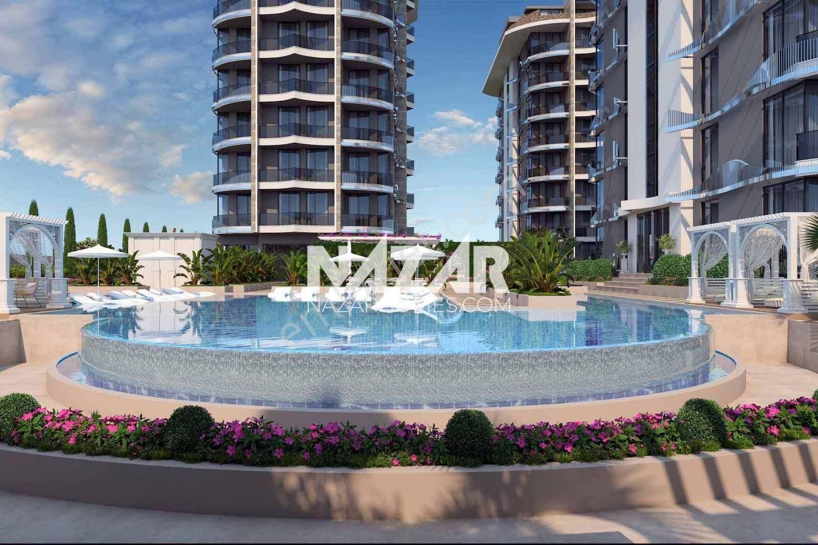 Alanya Tosmur Satılık 1+1 Deniz Manzaralı Daire - Görsel 7