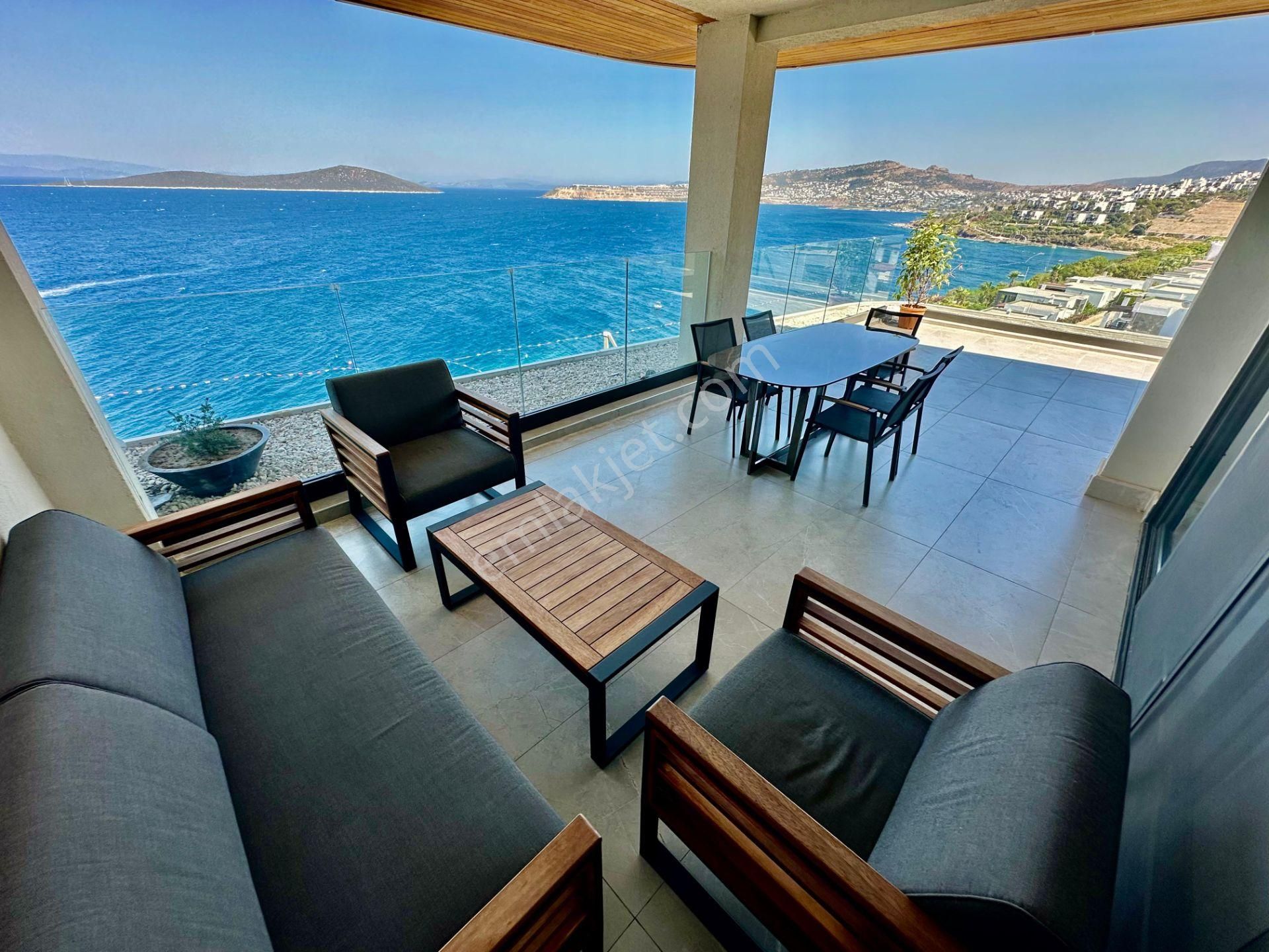 Bodrum Gündoğan Satılık Daire Denize Sıfır 2+1 Panoramik Manzaralı Daire