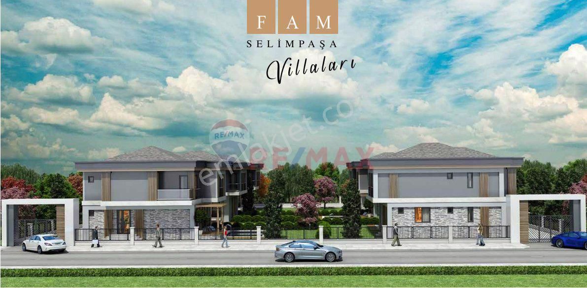 Silivri Selimpaşa Satılık Villa RE/MAX PROF METİN AVCI'DAN FAM SELİMPAŞA VİLLALARI 5+1 SATILIK VİLLA