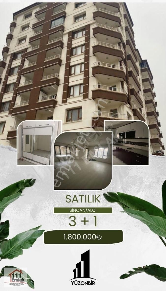 Sincan Alcı Satılık Daire SİNCAN ALCIDA YATIRIMLIK 3+1 FIRSAT DAİRE