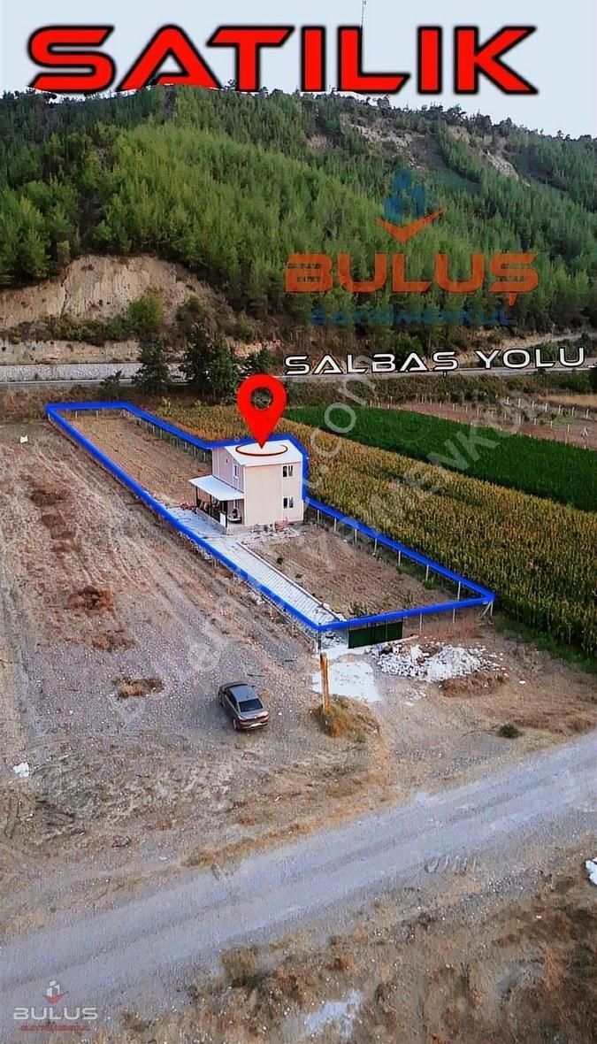 Çukurova Pirili Satılık Çiftlik Evi Salbaş Yolu Çelik Konstrüksiyon Yapımlı Bahçeli 2 Katlı 3+1