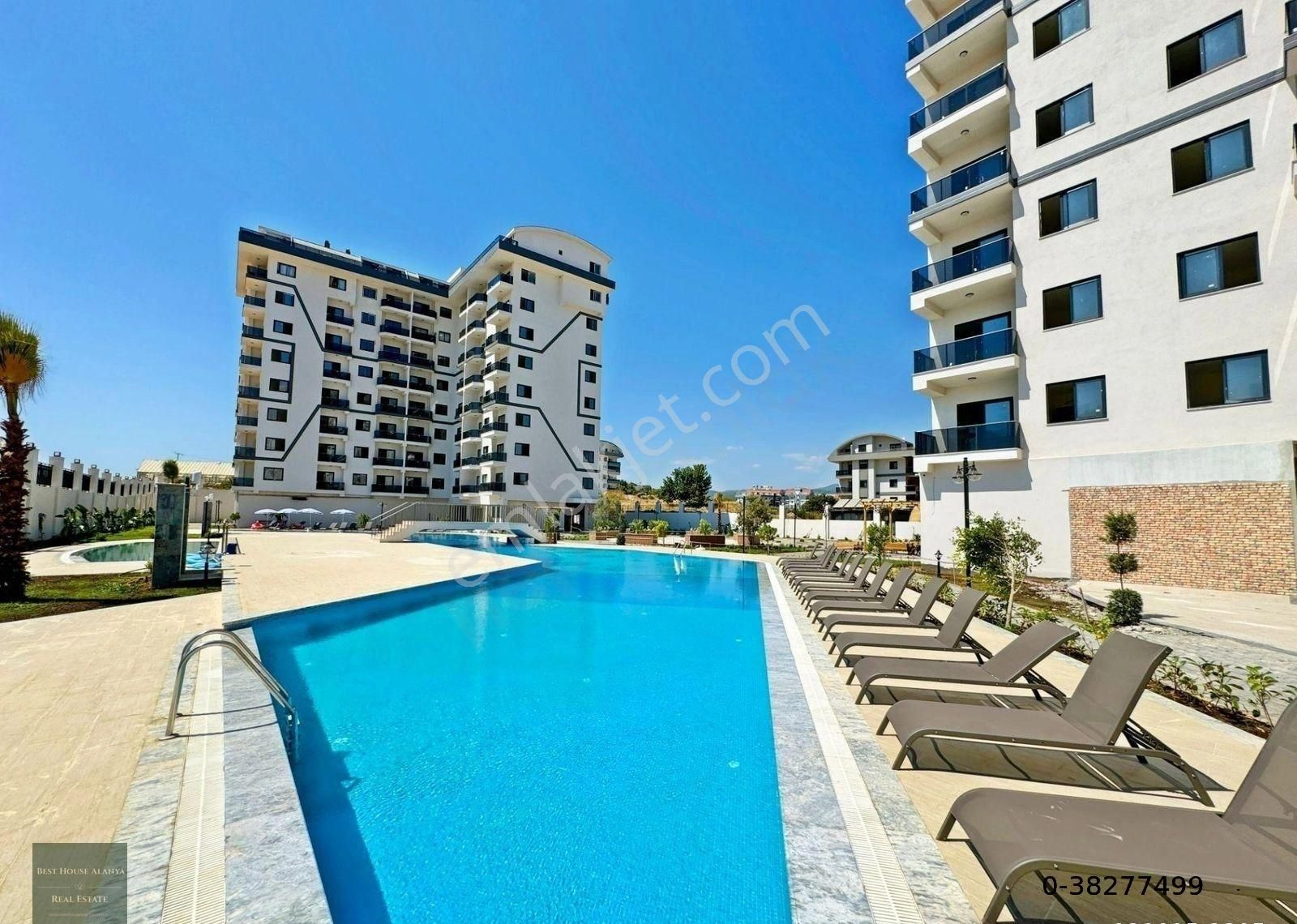 Alanya Konaklı Satılık Daire ALANYA /PAYALLAR 1+1 OTEL KOMPLEKSİ DENİZ MANZARALI SATILIK LÜKS DAİRE