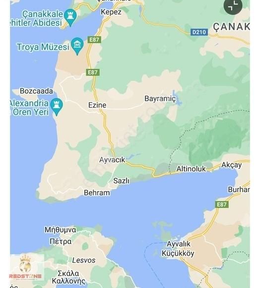 Ayvacık Sazlı Köyü (Sazlı Altı) Satılık Zeytinlik ÇANAKKALE ASSOS SAZLI'DA MUHTEŞEM KONUMDA SATILIK ZEYTİNLİK