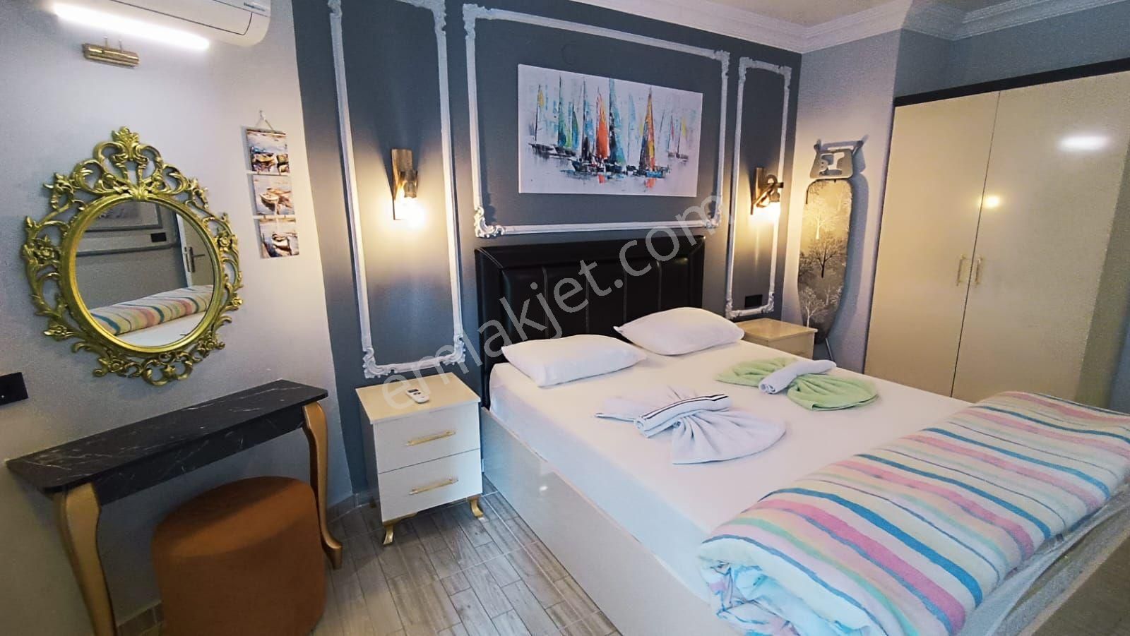 Alanya Oba Satılık Daire OBAGÖL DE SATILIK 1+1 EŞYALI DAİRE