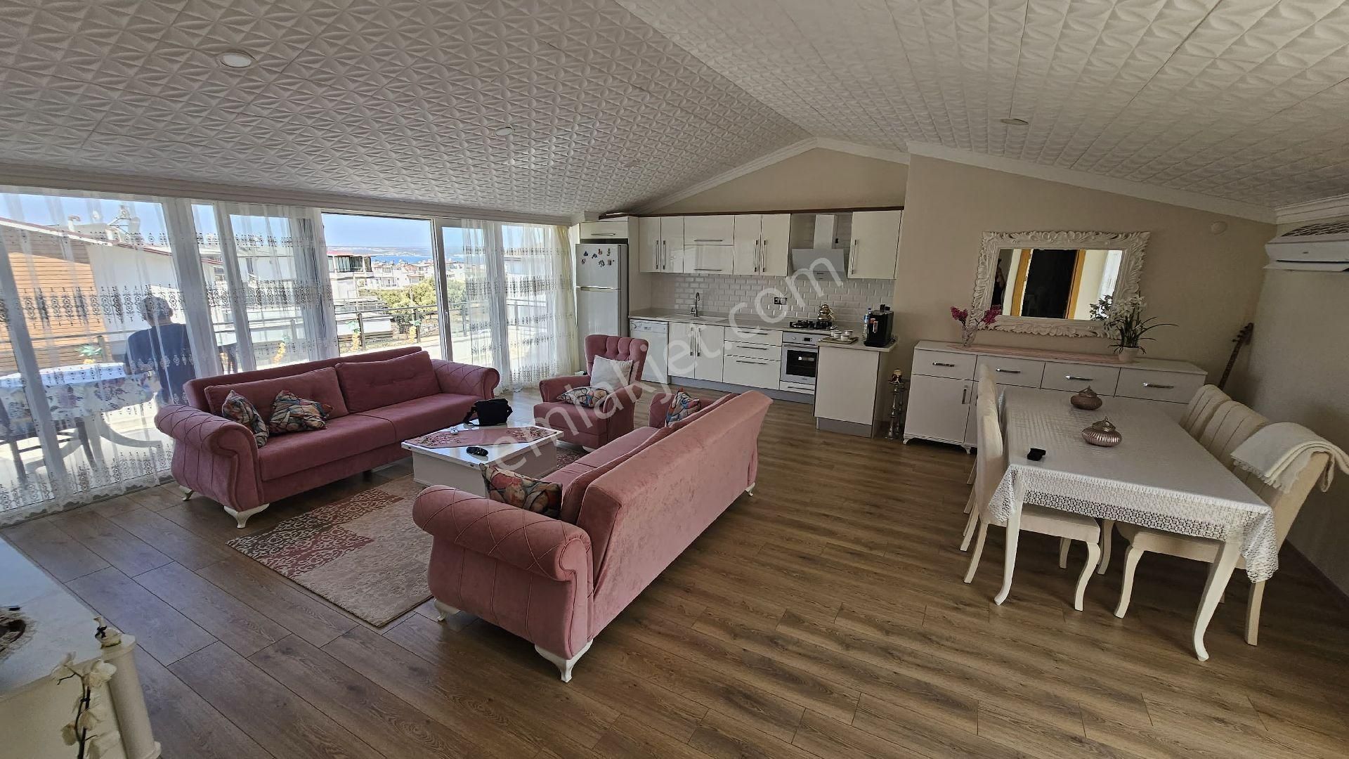 Didim Akbük'te Bakımlı Site İçinde Eşyalı 3+1 Dubleks Daire - Görsel 18