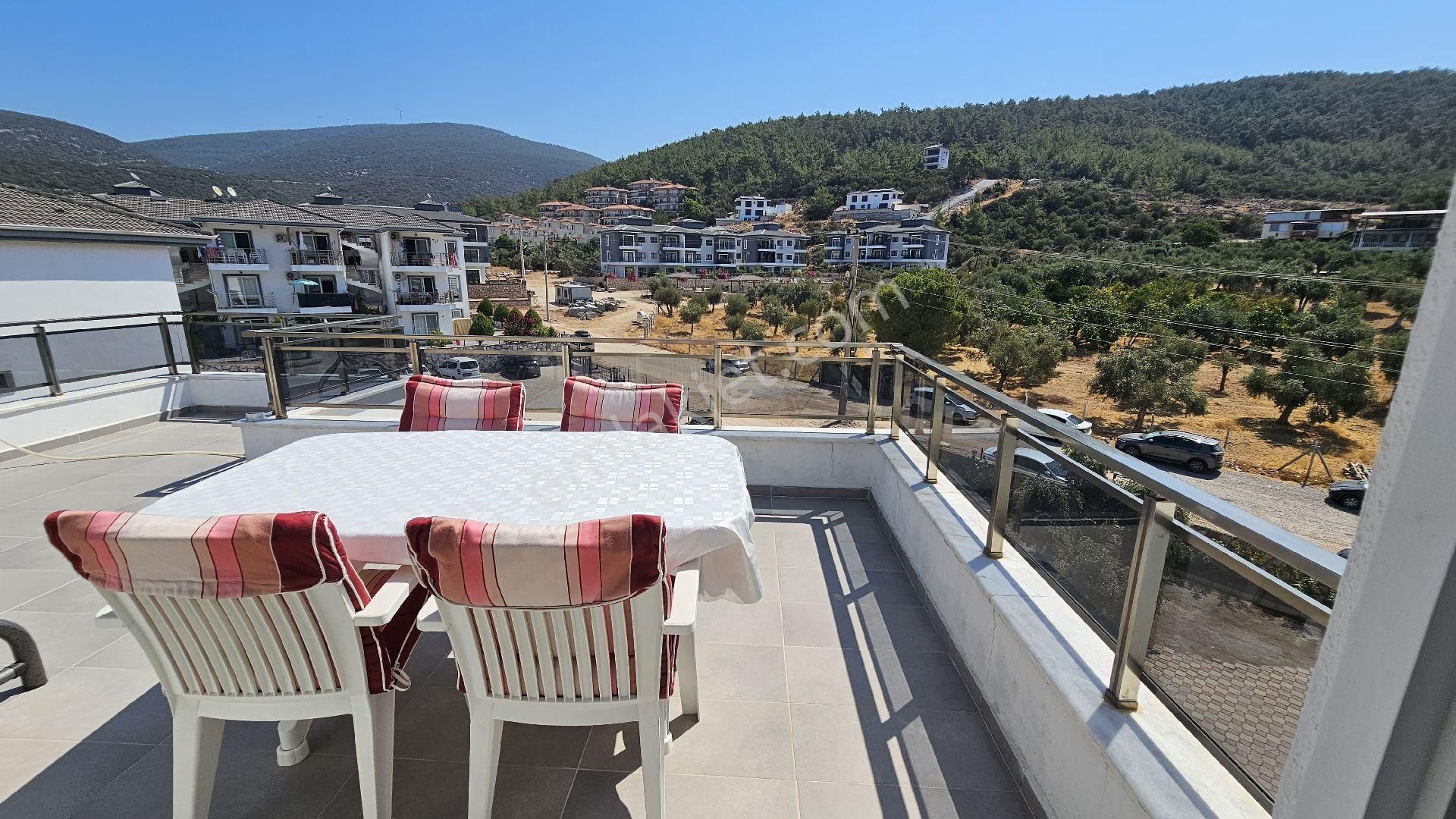 Didim Akbük'te Bakımlı Site İçinde Eşyalı 3+1 Dubleks Daire - Görsel 15