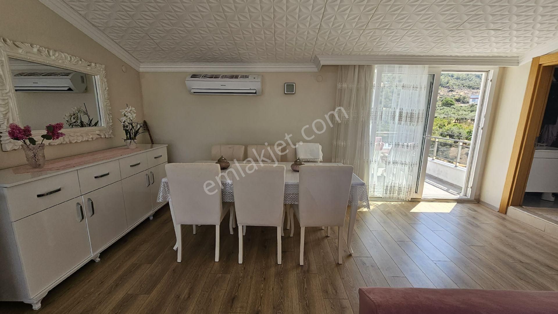 Didim Akbük'te Bakımlı Site İçinde Eşyalı 3+1 Dubleks Daire - Görsel 12