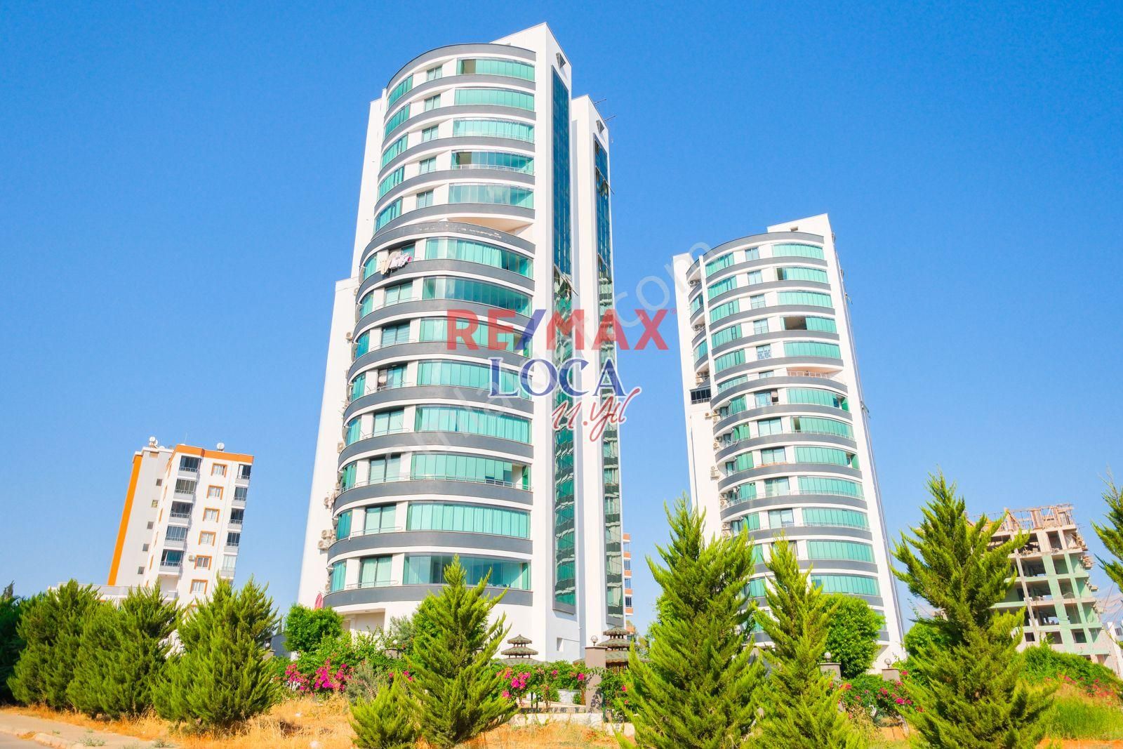 Toroslar Portakal Satılık Daire  REMAX LOCA CRYSTAL TOWER'DA DENİZ MANZARALI TERASLI 6+1 DUBLEKS