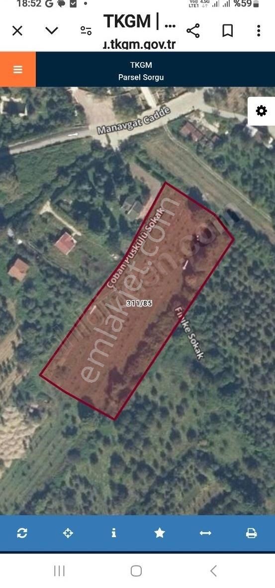 Kartepe Maşukiye Satılık Tarla Maşukiyede 7600m2 Satılık Vilalık Arsa Kartepe /kocaeli