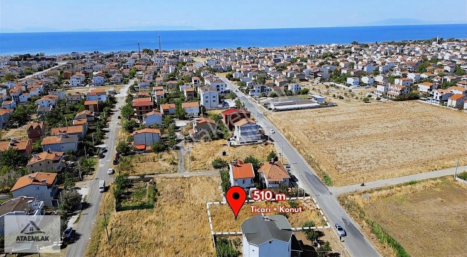 Tekirdağ Marmaraereğlisi Satılık Ticari İmarlı ATA GAYRİMENKUL'den 510 M2 TİCARET+KONUT İMARLI SATILIK ARSA