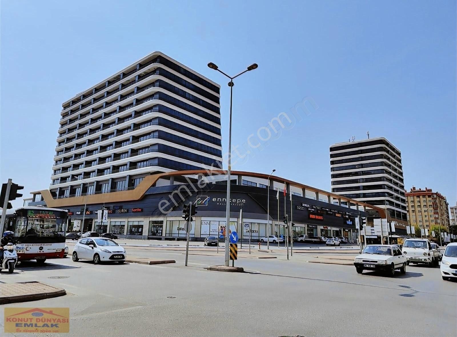 Karatay Karaciğan Satılık Ofis Enn Tepe Mall Office'de 100 M² Satılık Ara Kat Cadde Cephe Boş Hemen Kullanıma Hazır Ofis