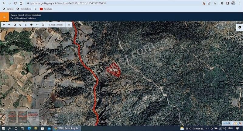 Pamukova Ahılar Satılık Tarla Sakarya Pamukova Ahılar 10.386 m² ACİL SATILIK Kelepir Tarla