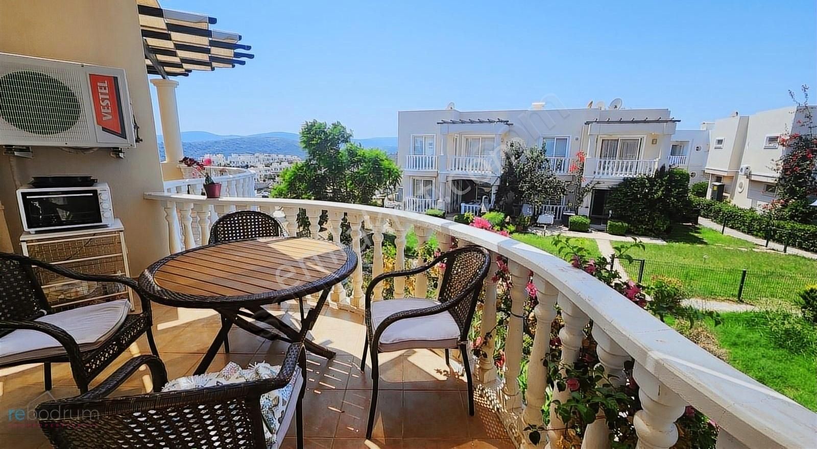 Milas Boğaziçi Satılık Daire Bodrum Adabükü Flamingo Sitesi 2+1 Deniz Manzaralı Daire