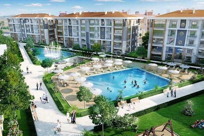 Newcıty Emlaktan Konakkale Sitesinde Eşyalı Kiralık 1+1 Daire