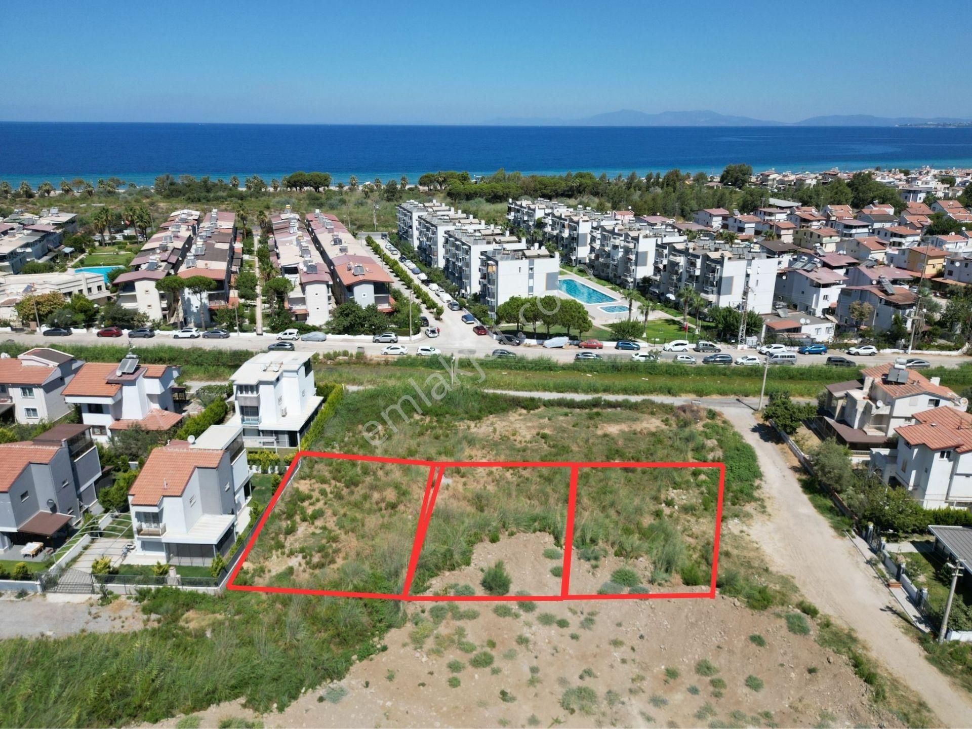 Kuşadası Güzelçamlı Satılık Villa İmarlı  KUŞADASI GÜZELÇAMLI DENİZE 300 METRE VİLLA İMARLI ARSALAR