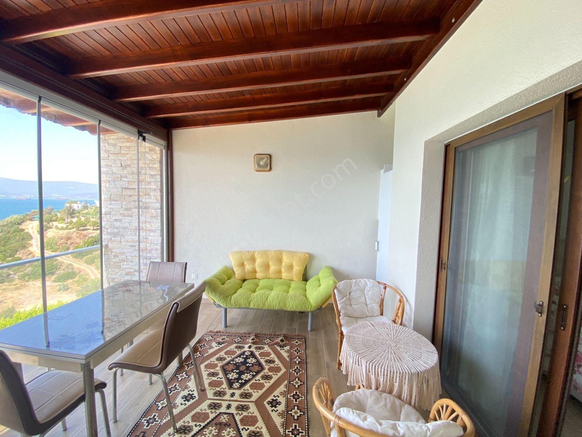 Milas Boğaziçi Adabükü'nde Kesintisiz Full Deniz Manzaralı Daire - Görsel 24
