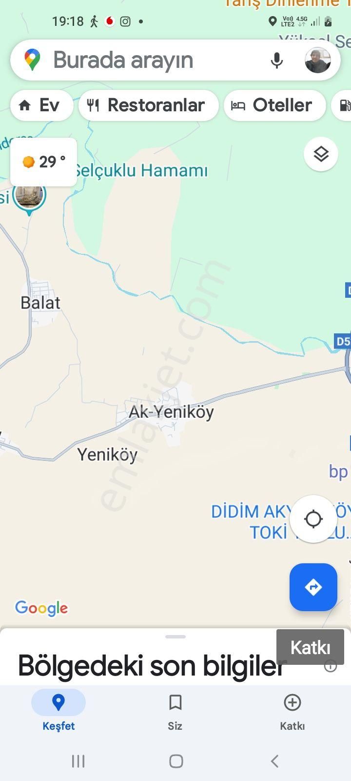 Didim Ak Yeniköy Satılık Tarla aydin didim de ak yeni köy satilik imarlı arsa