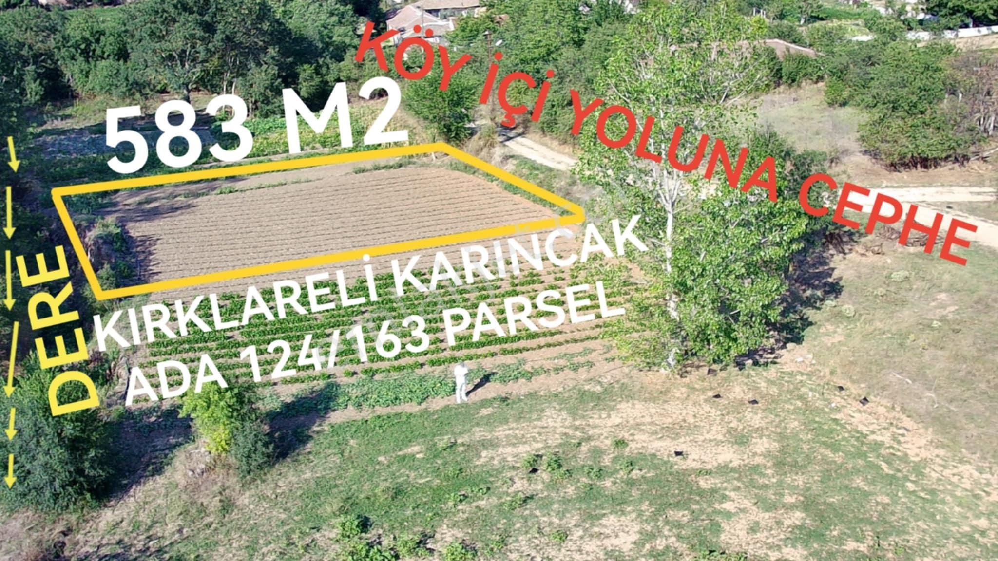 Kırklareli Merkez Karıncak Köyü Satılık Konut İmarlı  KIRKLARELİ KARINCAK KÖYÜ %60 BAHÇELİ EV VİLLA İMARLI 583M2 ARSA ACİL SATILIK