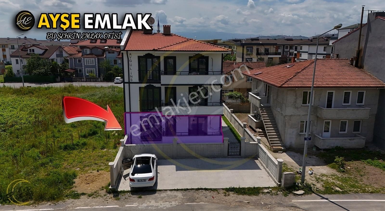 Serdivan Vatan Satılık Daire AYŞE EMLAK'TAN YAZLIK BÖLGESİNDE 1.KAT SATILIK LÜX DAİRE