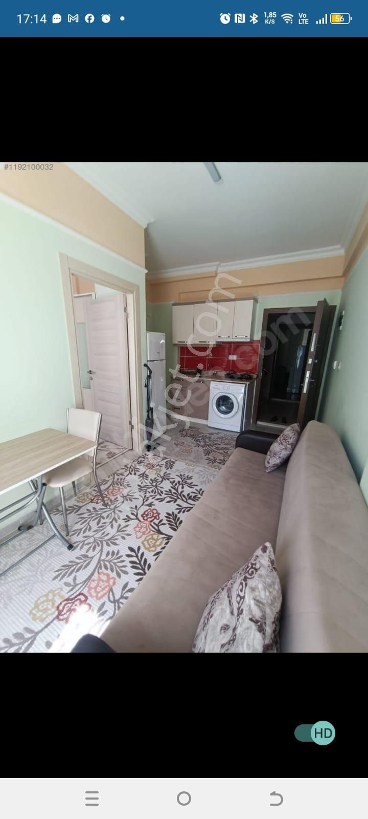 Kastamonu Merkez Kuzeykent Kiralık Daire Dönmez Emlak'tan 1+1 Kiralık Eşyalı Daire