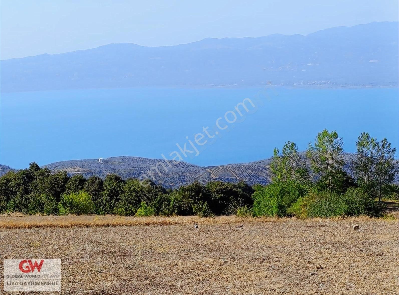 İznik Derbent Satılık Tarla İznik Derbent Köyü'nde Muhteşem Göl Manzaralı Satılık Arazi