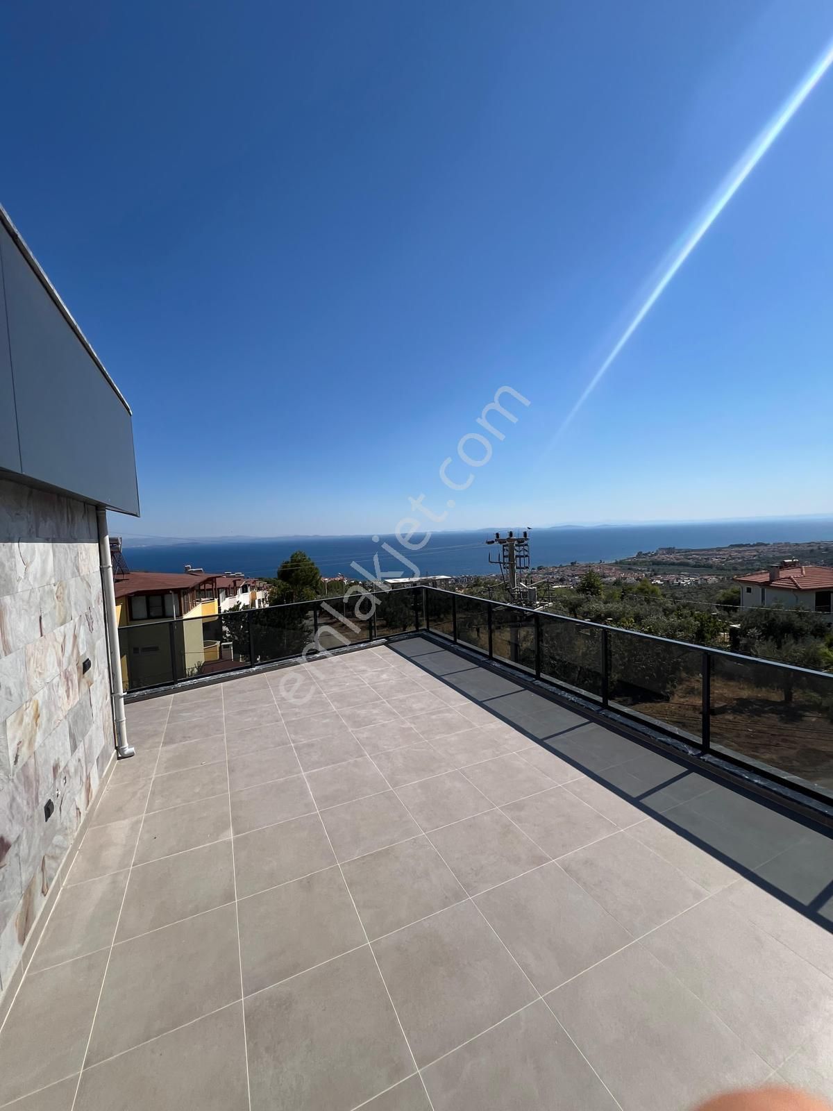 Altınoluk Kazdağları Eteklerinde Full Deniz Manzaralı Tek Müstakil 4+1 Ultra Lüx Sıfır Villa - Görsel 23