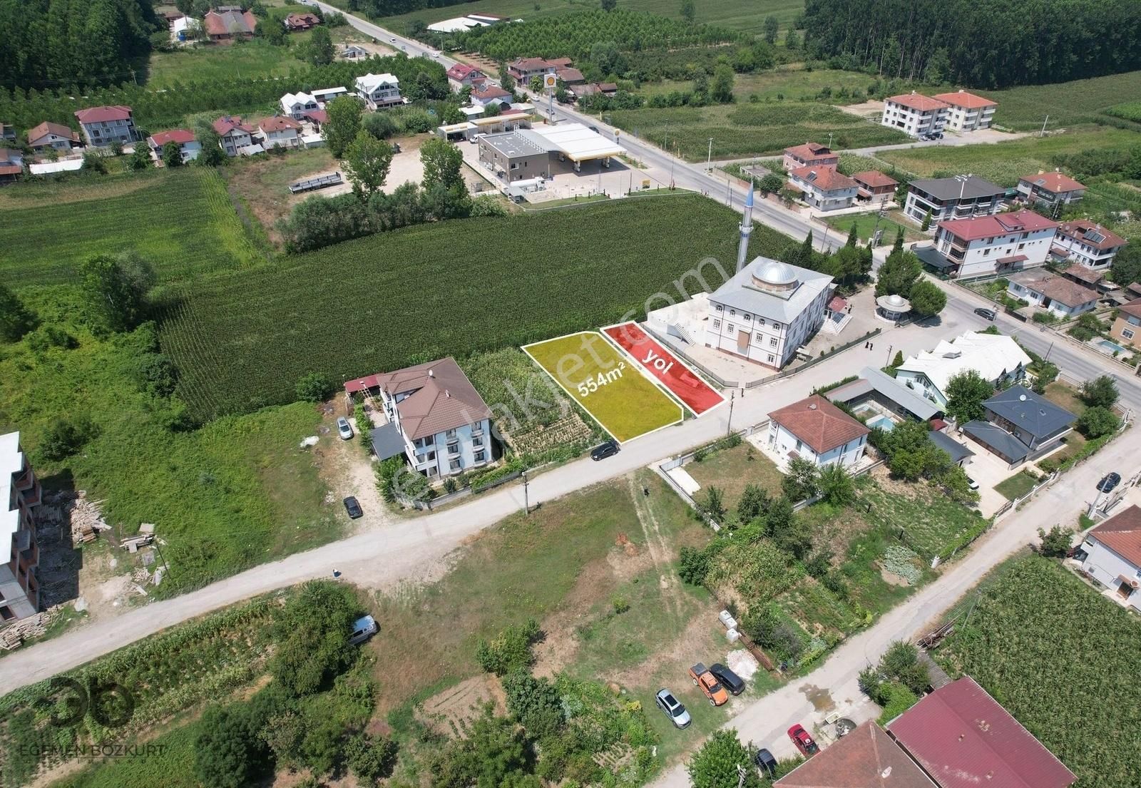 Akyazı İnönü Satılık Konut İmarlı EGEMEN BOZKURT'TAN AKYAZI' DA İMARLI SATILIK MÜKEMMEL ARSA