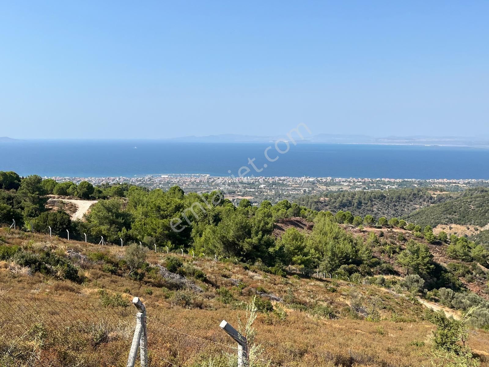 Güzelbahçe Küçükkaya Satılık Tarla  GÜZELBAHÇE KÜÇÜKKAYA KÖYÜ YAKINI PANORAMİK DENİZ MANZARALI TARLA