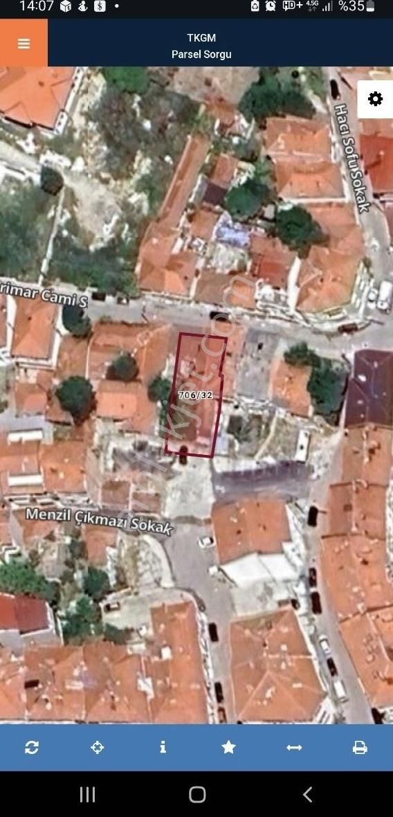 Edirne Merkez Meydan Satılık Konut İmarlı Edirne Selimiye Cami Yanı Satılık 305 M2 Arsa