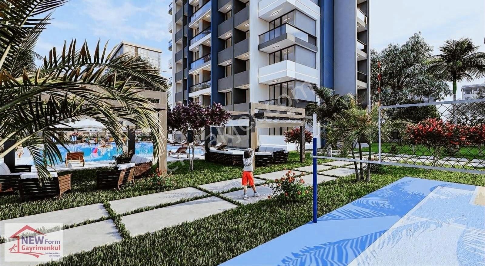 Yenişehir Çiftlikköy Satılık Daire NEW FORM'DAN SAYAPARK CİV. SATILIK 1+1 LÜKS DAİRE