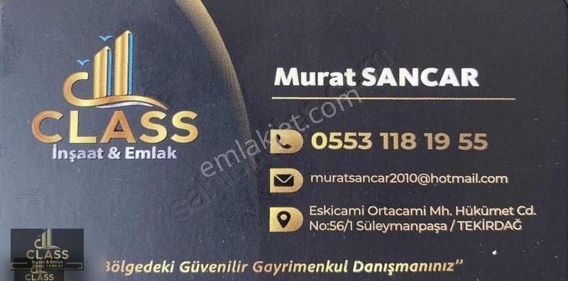 Süleymanpaşa Karadeniz Satılık Konut İmarlı Class'tan YATIRIMLIK SATILIK ARSA