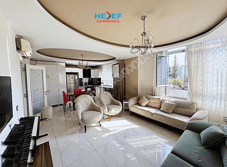 Mezitli 75. Yıl Satılık Daire  HEDEF'TEN 75.YIL MAH'DE AÇIK MUTFAK KOMBİLİ 3+1 SATILIK DAİRE