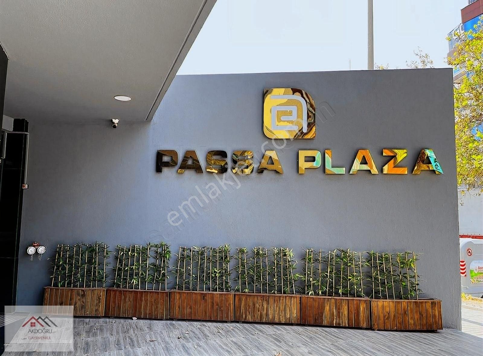 Bornova Çınar Satılık Residence PASSA PLAZA BAHÇEKATI YANYANA ÜÇ OFİS 1+1