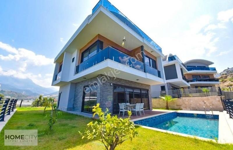 Alanya Kargıcak Satılık Villa ALANYA KARGICAK 4+1 260M2 DENİZ MANZARALI TRİPLEX ULTRA LÜXXXXXX