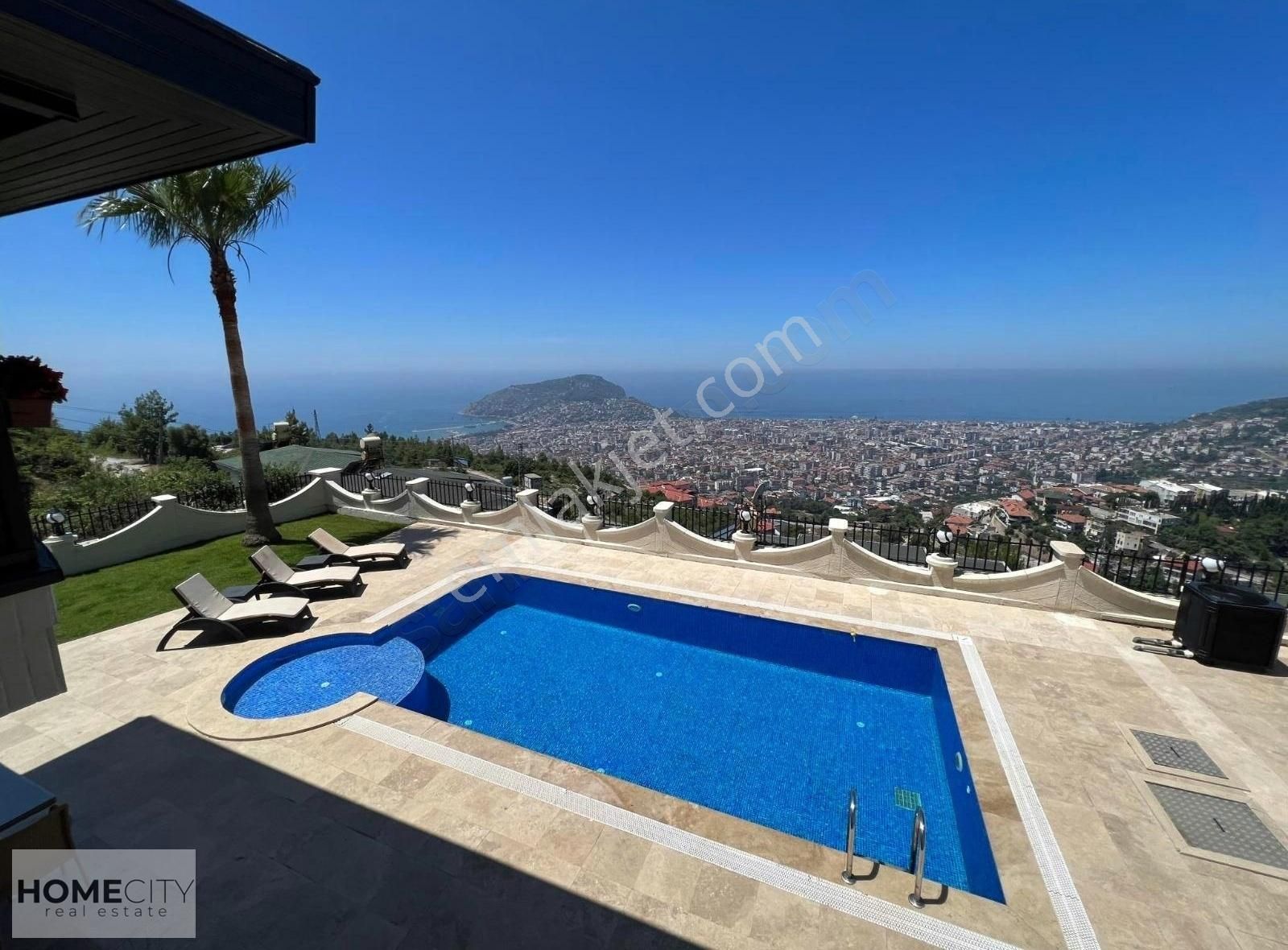 Alanya Bektaş Satılık Villa Alanya Bektaş 4+2 369m2 Müstakil Havuzlu,eşyalı,deniz Manzaralıı