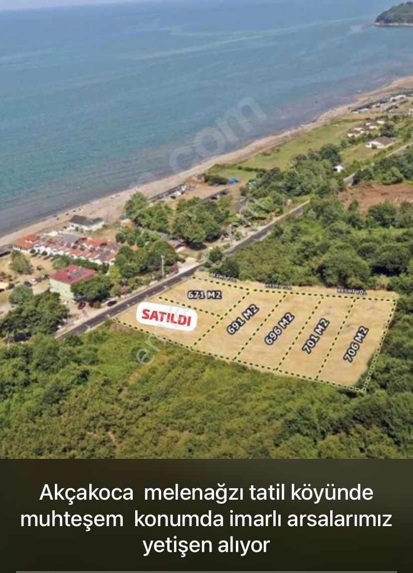 Akçakoca Melenağzı Köyü Satılık Konut İmarlı  AKÇAKOCA MELENAĞZI MÜSTAKİL İMARLI ARSA 