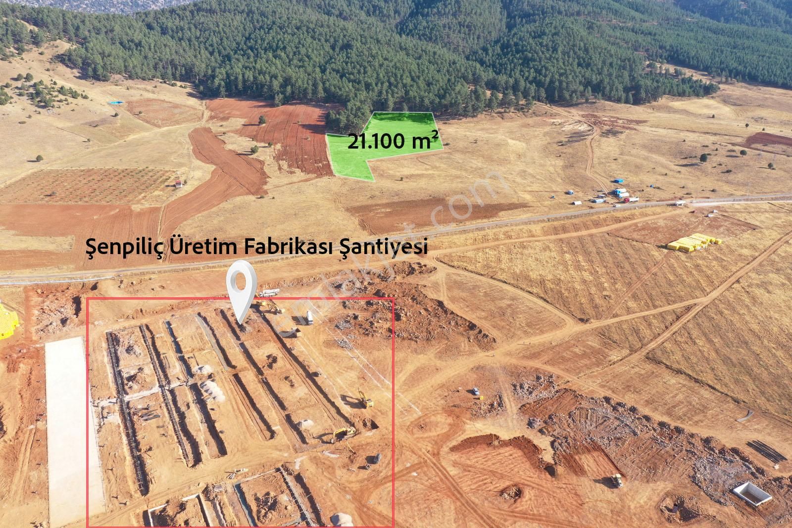 Saimbeyli Beypınarı Satılık Tarla  SAİMBEYLİ BEYPINARI MAHALLESİNDE 21100 m² MÜSTAKİL TAPULU SATILIK TARLA