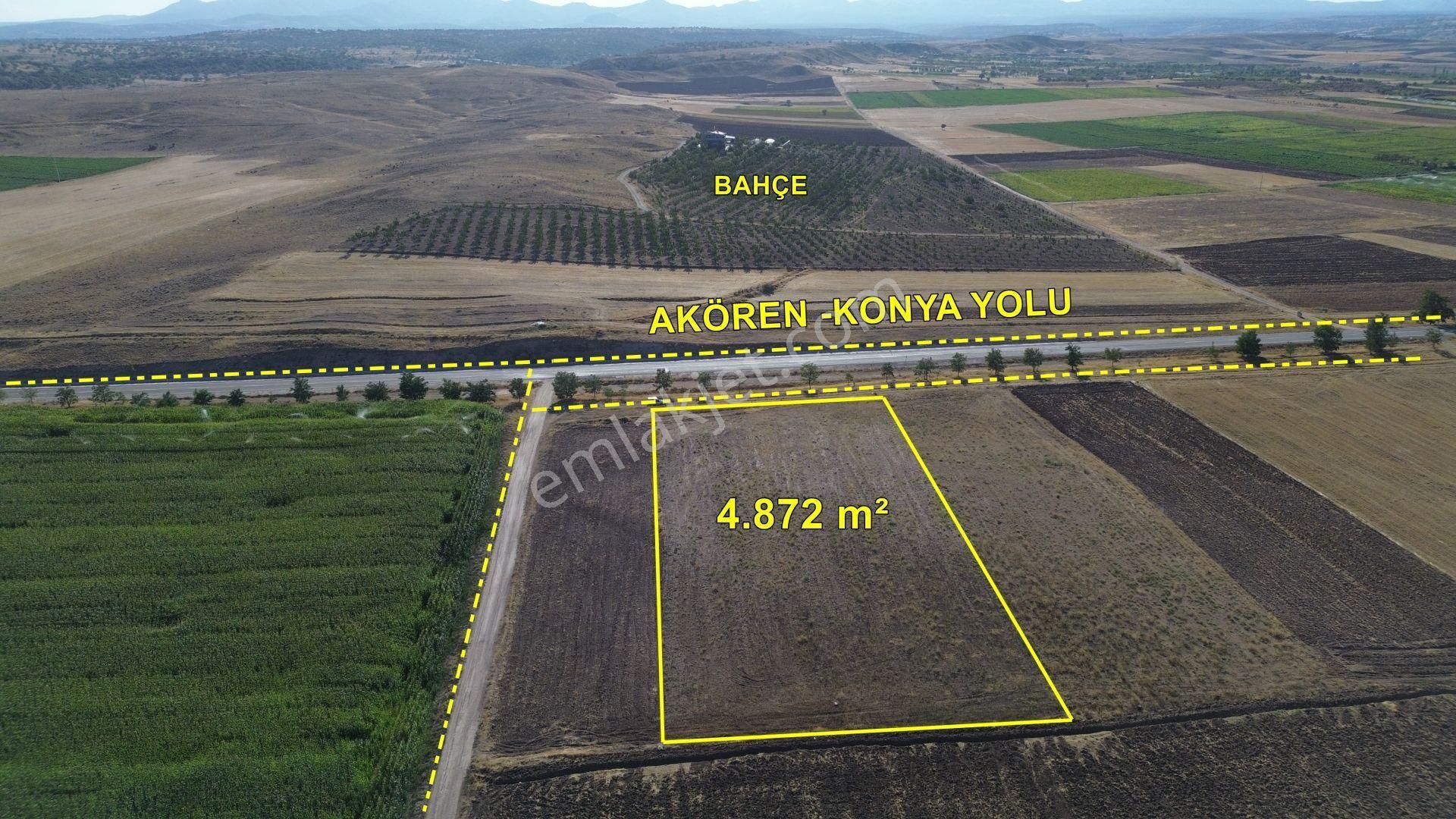 Konya / Meram / Hatunsaray Da 4.872 M² Müstakil Tarla