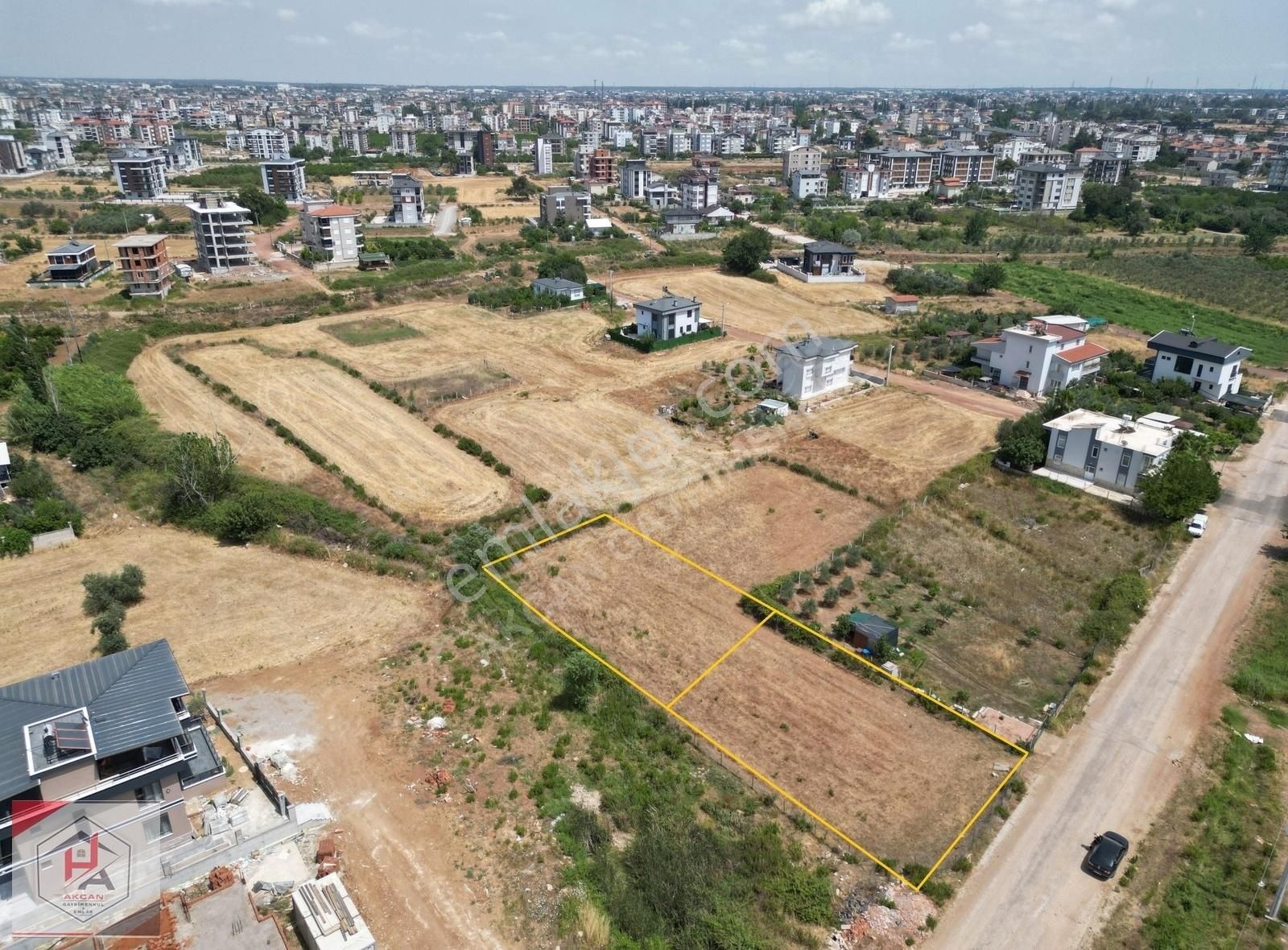 Döşemealtı Bahçeyaka Satılık Konut İmarlı ANTALYA DÖŞEMEALTI İMARLİ 2 ADET TOPLAM 1,100 M2 ARSA