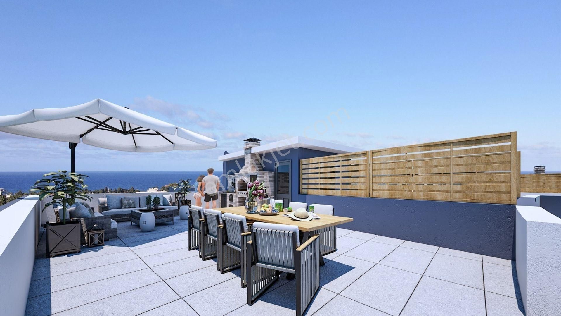 Kıbrıs Girne'de Sea Pearl Lapta 3+1 Satılık Daire
