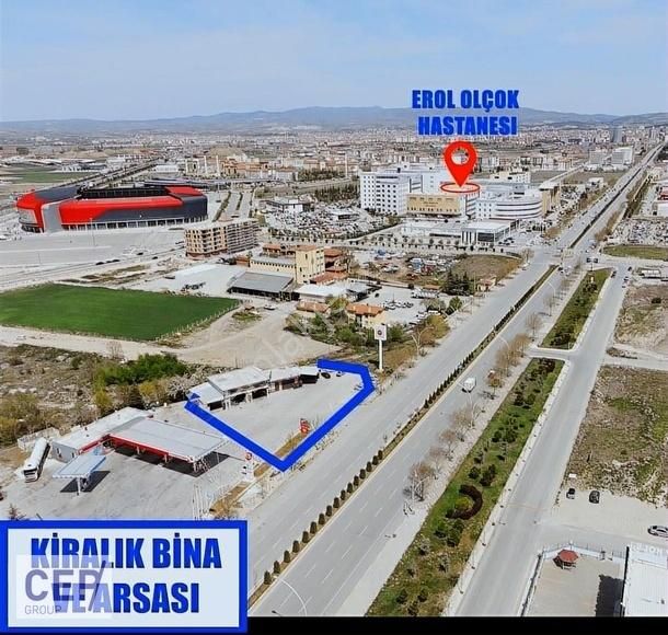 Çorum Merkez Çepni Kiralık Bina EROL OLÇOK HASTANE YANI CADDE CEPHELİ KİRALIK BİNA VE ARSASI