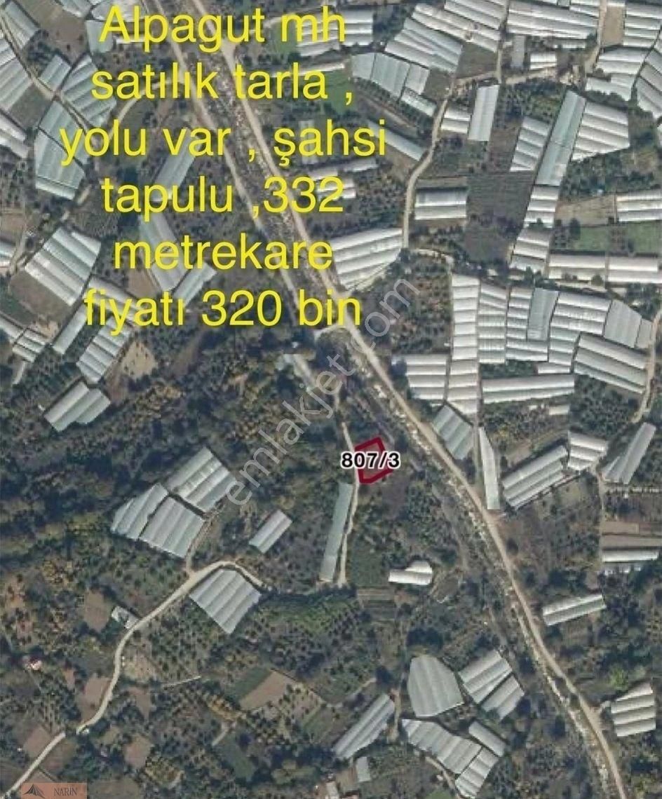 Mihalgazi Alpagut Satılık Tarla SATILIK 320 M2 ARAZİ MİHALGAZİ  SAKARYA NEHRİ CEPHELİ