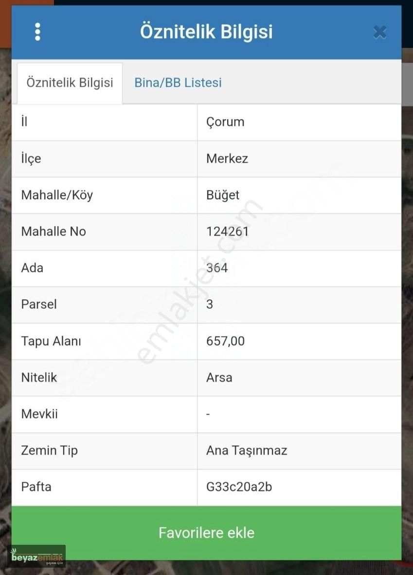 Çorum Merkez Buharaevler Satılık Villa İmarlı BEYAZ'DAN SLİM KENT'TE FIRSAT VİLLA ARSASI