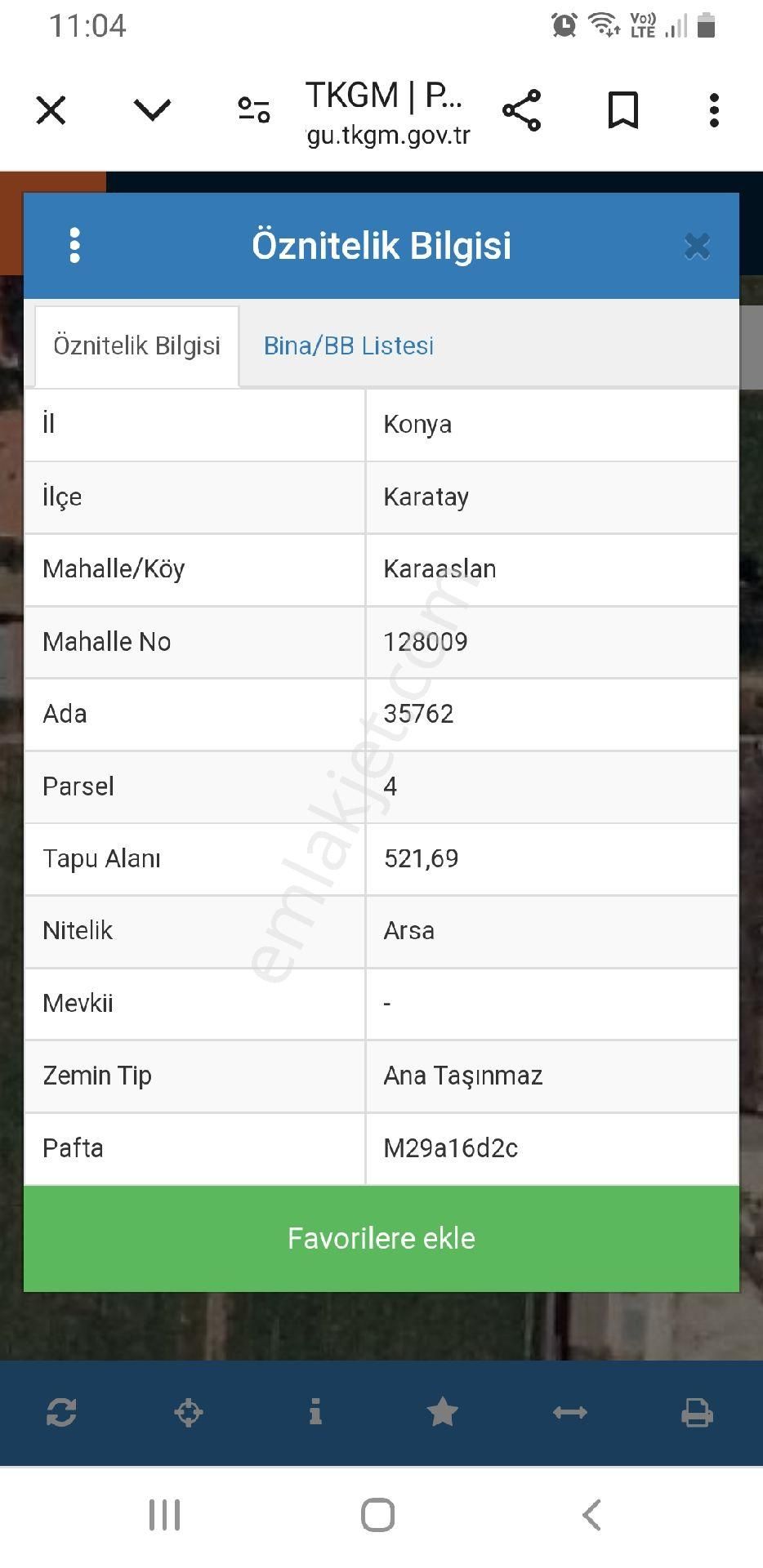 Karatay Karaaslandede Satılık Konut İmarlı EDİSLER İNŞAAT GAYRİMENKUL GÜVENCESI ILE 