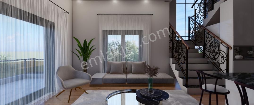 Ayvalık Küçükköy Satılık Villa  SARIMSAKLI'DA SATILIK 4+1 MODERN VİLLA 292 m² HAVUZLU SİTE