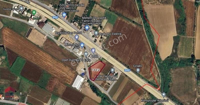 Manavgat Çolaklı'da D-400'e Sıfır Yap-işlet-devret Ticari Arsa