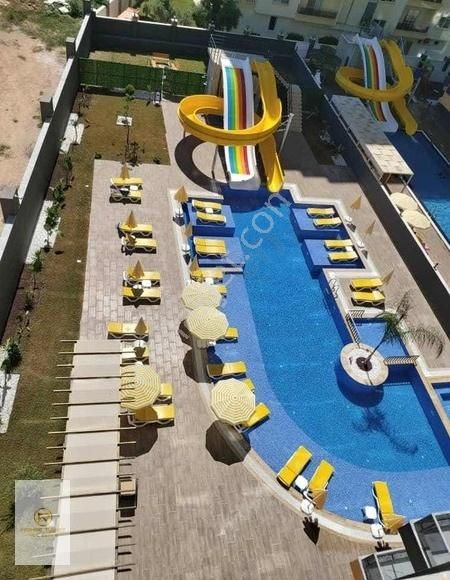 Alanya Mahmutlar Kiralık Daire DENİZE 100 MT AKTİVİTELİ SİTE İÇİNDE EŞYALI 2+1