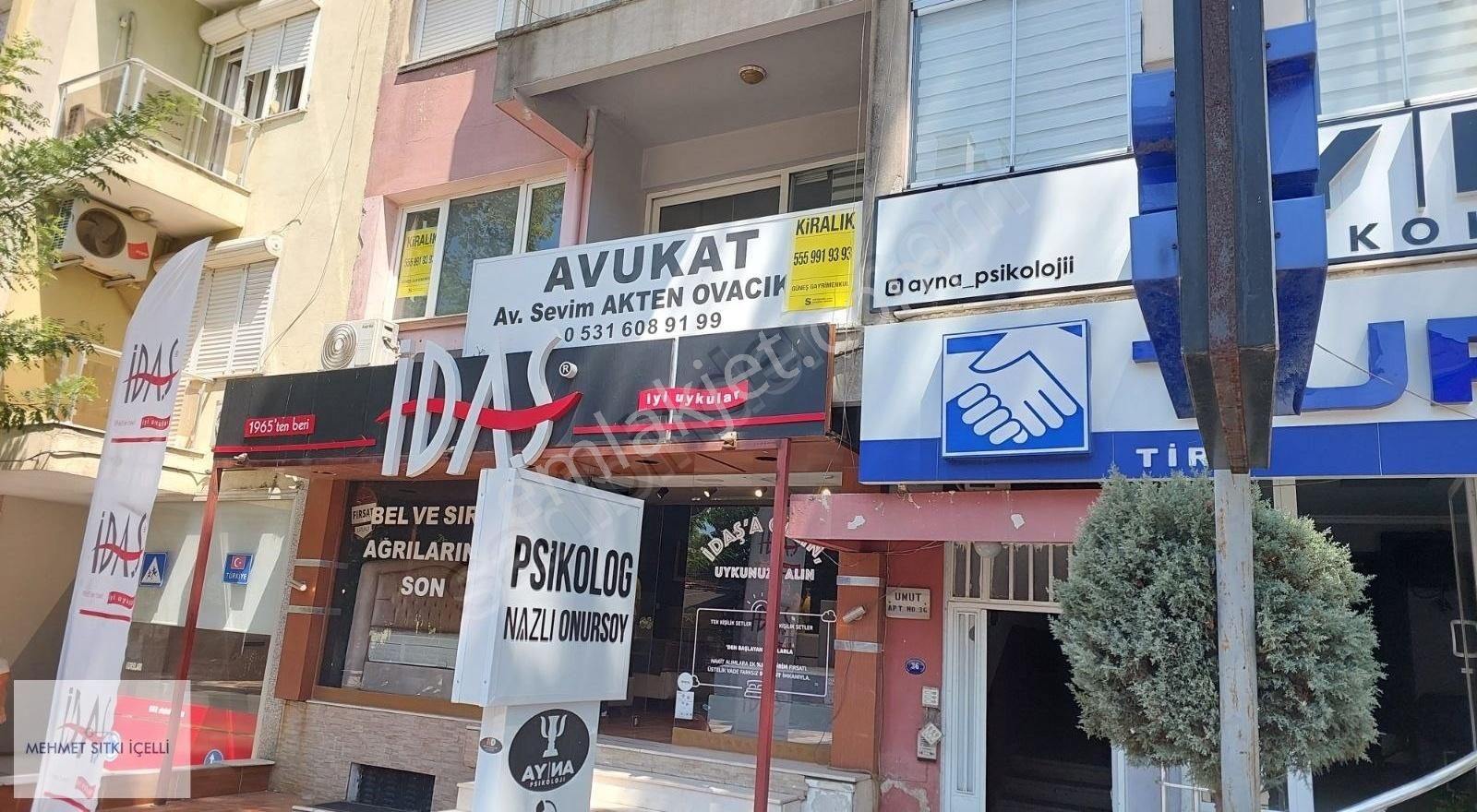 Tire Hürriyet Kiralık Ofis İSTASYON CADDESİ ÜZERINDE KİRALIK OFİS!!!