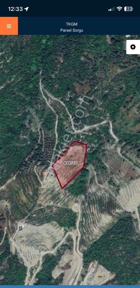 Alanya Mahmutseydi Satılık Tarla Alanya Mahmutseydi 6500m2 Satılık Kupon Manzaralı